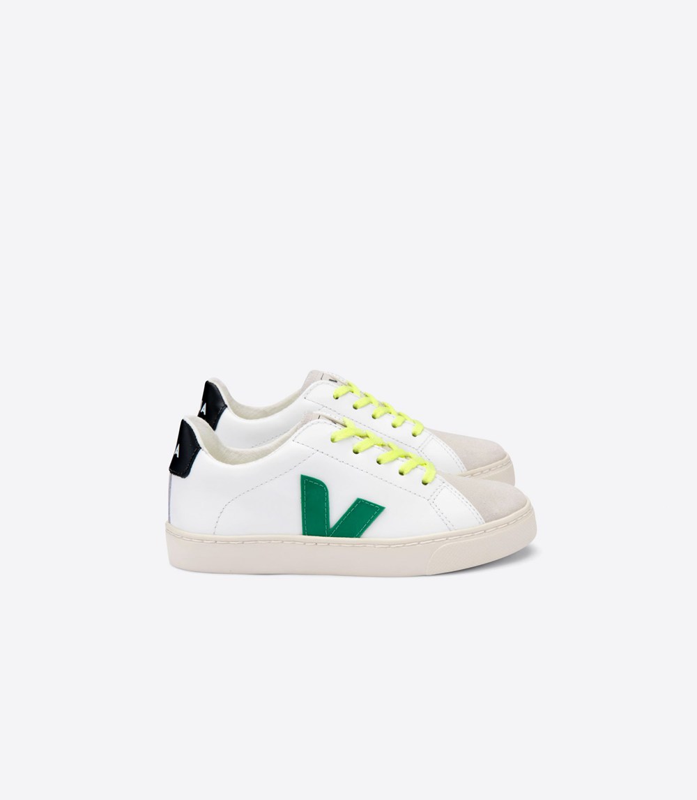 Veja Sneakers Copii - Esplar Piele - Albi - 0246573-TQ